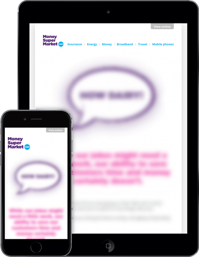 MoneySuperMarket Email